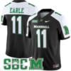 Stone Earle Jersey #11 Marshall Thundering Herd Vapor Limited Football All Stitched Alternate