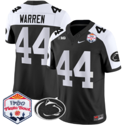 Tyler Warren Jersey #44 Penn State 2024 Fiesta Bowl Patch Football Alternate