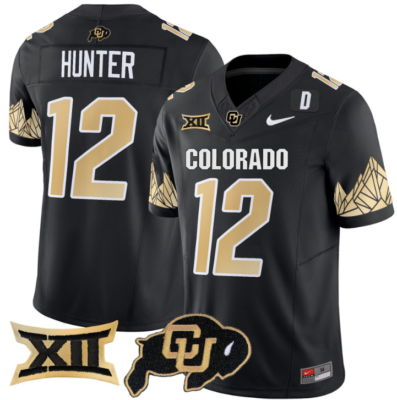 Travis Hunter Jersey #12 Colorado Buffaloes Vapor Limited Football All Stitched