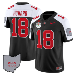 Will Howard Jersey #18 Ohio State Rose Bowl Patch Football V3 Alternate