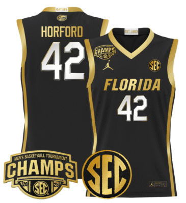 Al Horford Jersey #42 Florida Gators 2025 Tournament Champions Patch Basketball