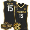 Alijah Martin Jersey #15 Florida Gators 2025 Final Four Patch Basketball