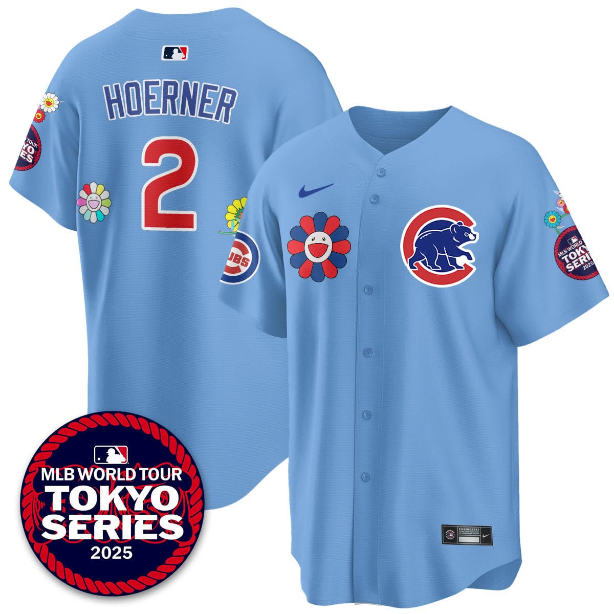 Chicago Cubs Tokyo Series 2025 Vapor Premier Limited Jersey - Stitched - Image 13