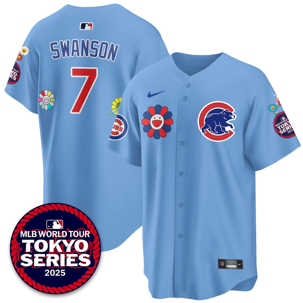 Chicago Cubs Tokyo Series 2025 Vapor Premier Limited Jersey - Stitched - Image 18