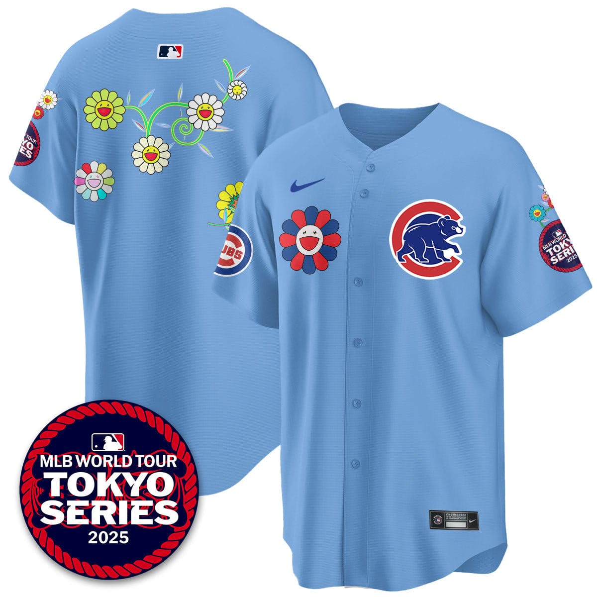 Chicago Cubs Tokyo Series 2025 Vapor Premier Limited Jersey - Stitched - Image 19