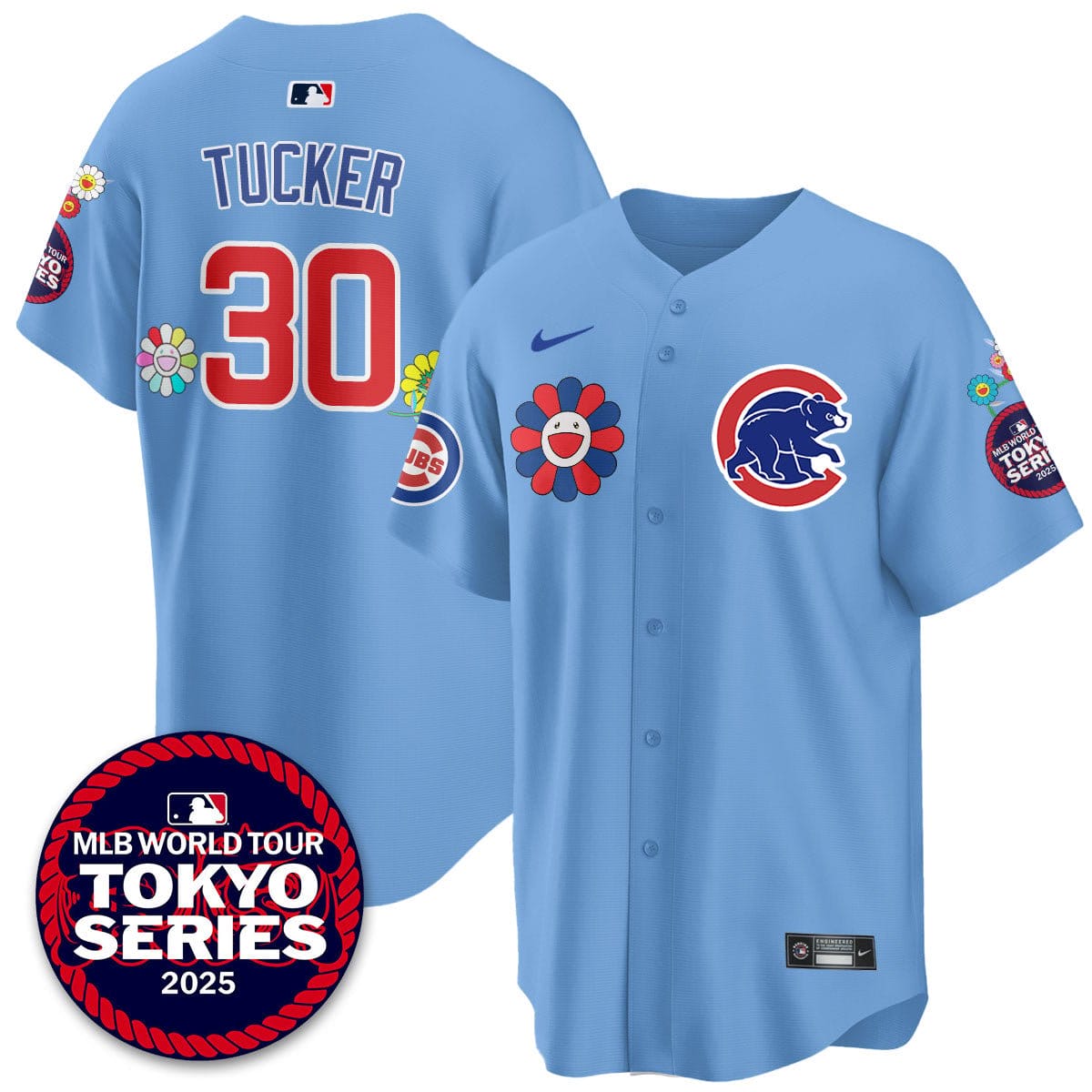Chicago Cubs Tokyo Series 2025 Vapor Premier Limited Jersey - Stitched - Image 20