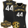 Chris Morris Jersey #44 Auburn Tigers 2025 Final Four Patch Stitched Basketball