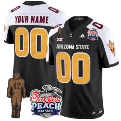 Custom Sun Devils Pat Tillman Jersey Arizona State Peach Bowl V2 Stitched Football