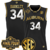 Charles Barkley Jersey #34 Auburn Tigers 2025 Final Four Patch Stitched Basketball