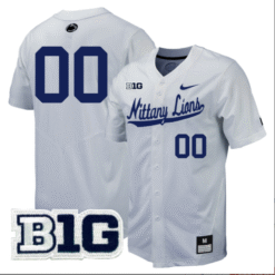 Custom Penn State Nittany Lions Jersey All Stitched B1G Patch Baseball