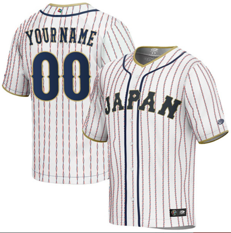 Custom Japan Jersey 2023 World Classic Stitched Baseball - Image 2