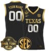 Custom Texas Longhorns Jersey 2025 Sec Final Four Patch Stitched Basketball
