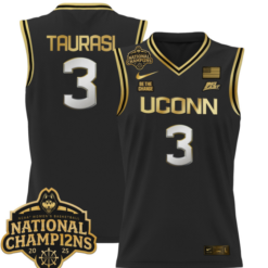 Diana Taurasi Jersey #3 UConn Huskies 2025 National Champions Patch Stitched Basketball