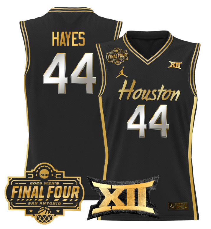 Elvin Hayes Jersey #44 Houston Cougars 2025 Final Four Patch Stitched Basketball