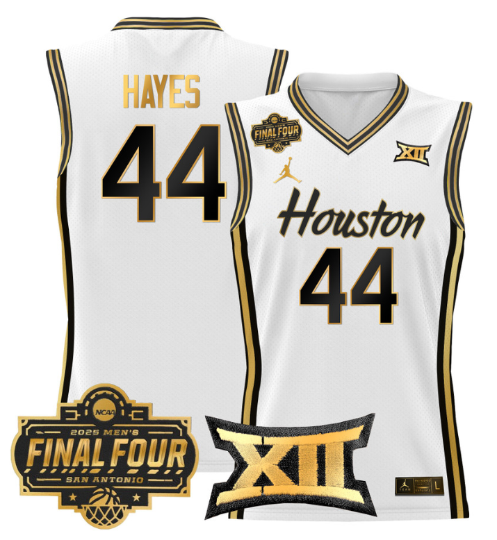 Elvin Hayes Jersey #44 Houston Cougars 2025 Final Four Patch Stitched Basketball - Image 3