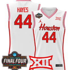 Alternative view of Elvin Hayes Jersey #44 Houston Cougars 2025 Final Four Patch Stitched Basketball