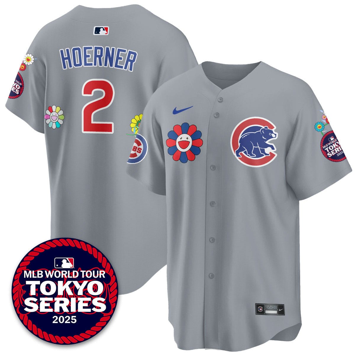 Chicago Cubs Tokyo Series 2025 Vapor Premier Limited Jersey - Stitched - Image 33