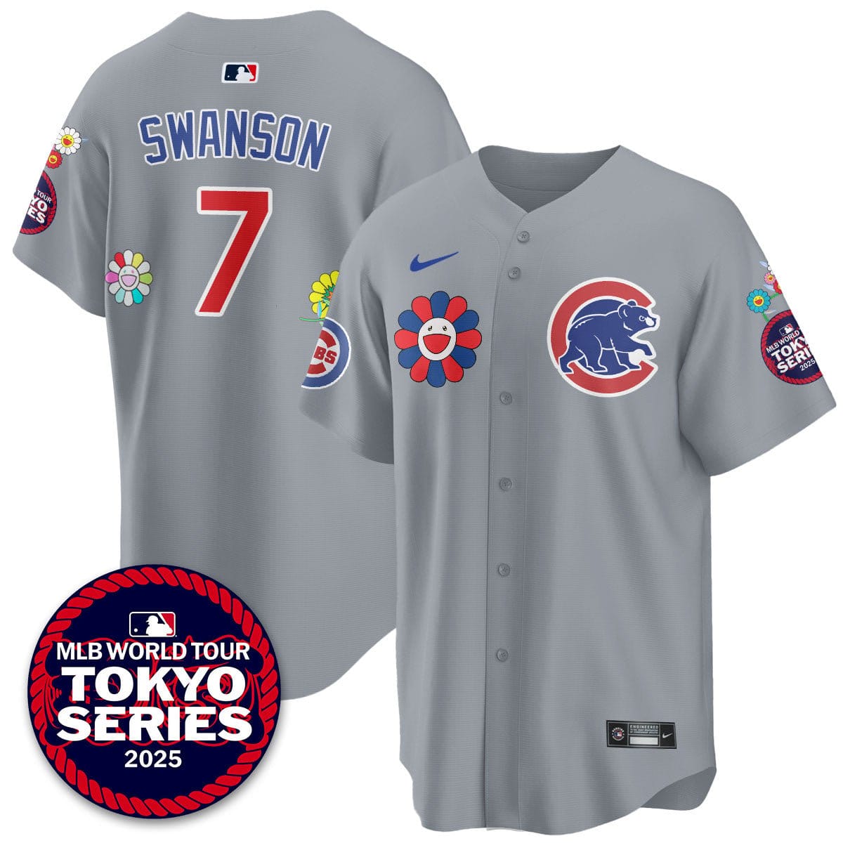 Chicago Cubs Tokyo Series 2025 Vapor Premier Limited Jersey - Stitched - Image 38