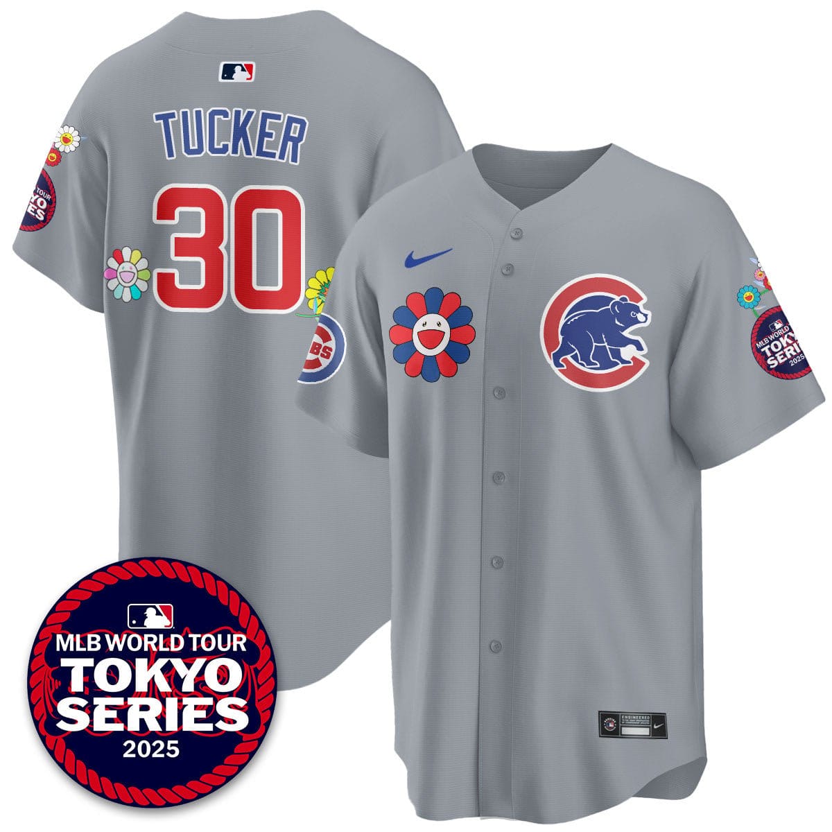 Chicago Cubs Tokyo Series 2025 Vapor Premier Limited Jersey - Stitched - Image 40