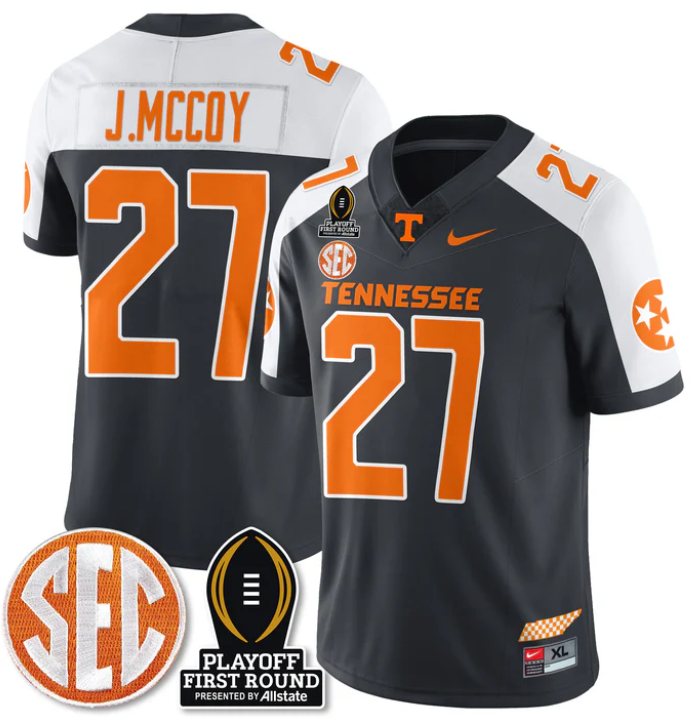 Jermod McCoy Jersey #27 Tennessee Vols Playoff First Round Patch Football Stitched - Image 6