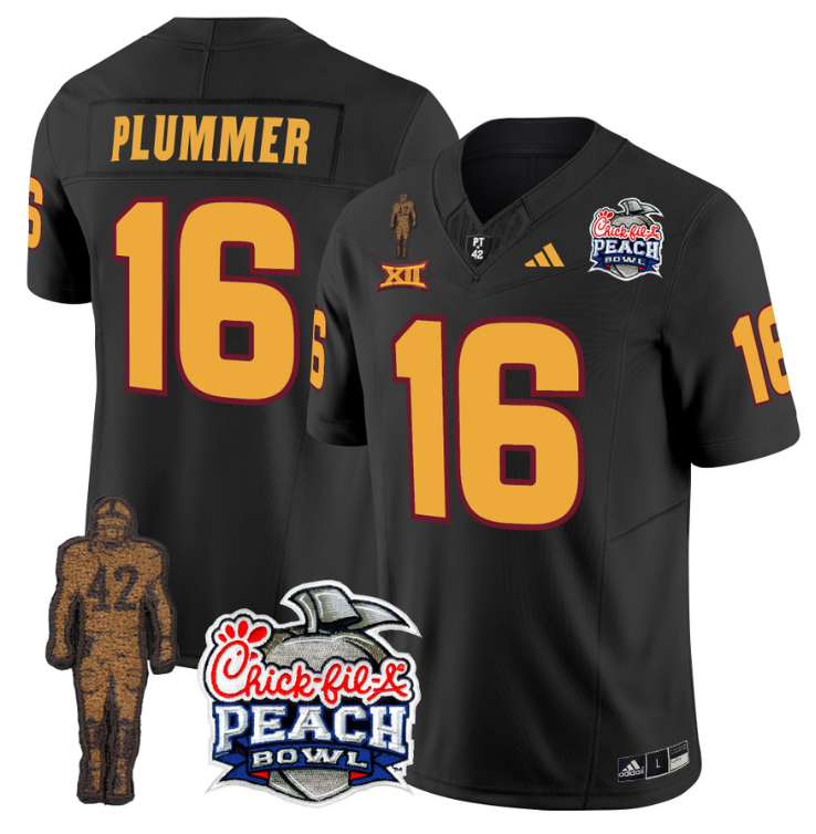 Jake Plummer Jersey #16 Arizona State Peach Bowl Patch V2 Stitched Football - Image 6