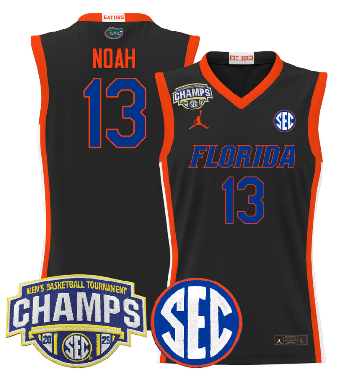 Joakim Noah Jersey #13 Florida Gators 2025 Tournament Champions Patch Basketball - Image 5