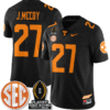 Jermod McCoy Jersey #27 Tennessee Vols Playoff First Round Patch Football Stitched