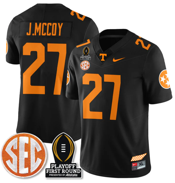 Jermod McCoy Jersey #27 Tennessee Vols Playoff First Round Patch Football Stitched