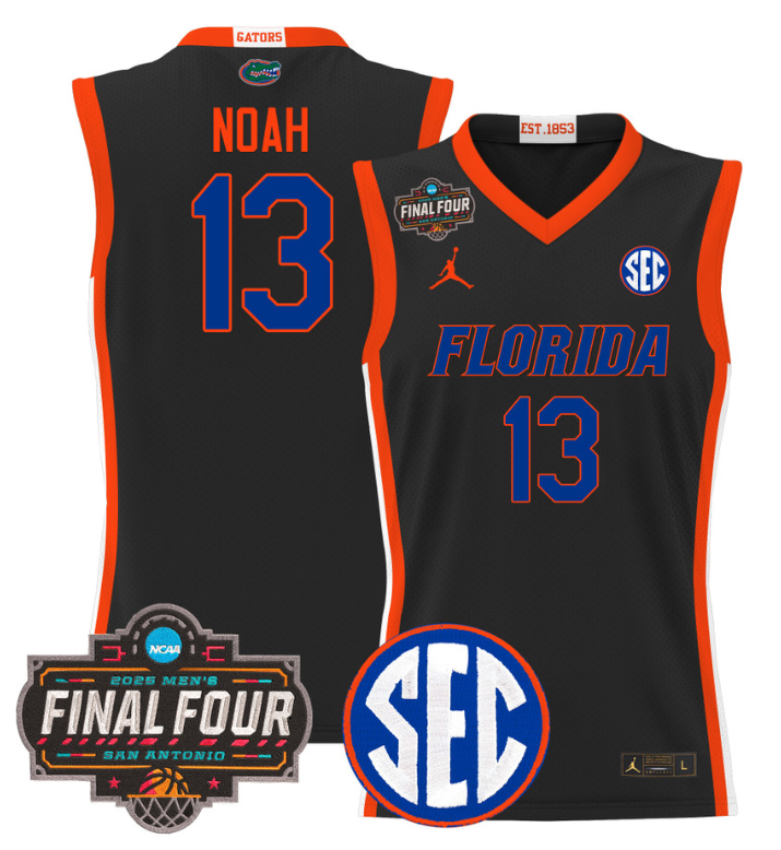 Joakim Noah Jersey #13 Florida Gators 2025 Final Four Patch Stitched Basketball - Image 5