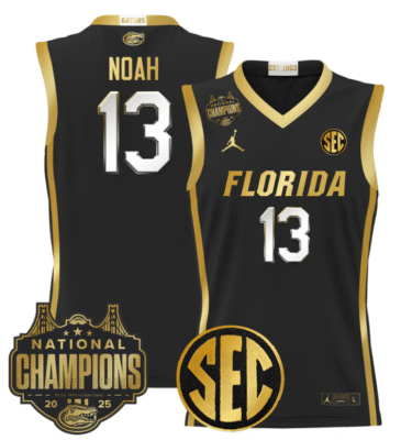 Joakim Noah Jersey #13 Florida Gators 2025 National Champions Patch Basketball