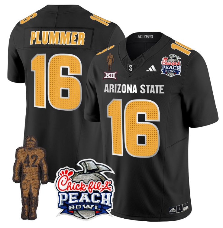 Jake Plummer Jersey #16 Arizona State Peach Bowl Patch V2 Stitched Football - Image 12