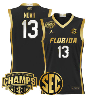 Joakim Noah Jersey #13 Florida Gators 2025 Tournament Champions Patch Basketball