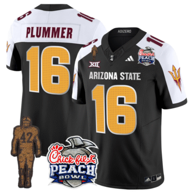 Jake Plummer Jersey #16 Arizona State Peach Bowl Patch V2 Stitched Football