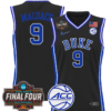 Khaman Maluach Jersey #9 Duke Blue Devils 2025 Final Four Patch Stitched Basketball