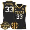 Kamie Ethridge Jersey #33 Texas Longhorns 2025 Sec Final Four Patch Stitched Basketball