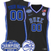 Custom Duke Blue Devils Jersey 2025 ACC Champions Stitched Basketball