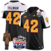 Pat Tillman Jersey #42 Arizona State Peach Bowl Patch Stitched Football
