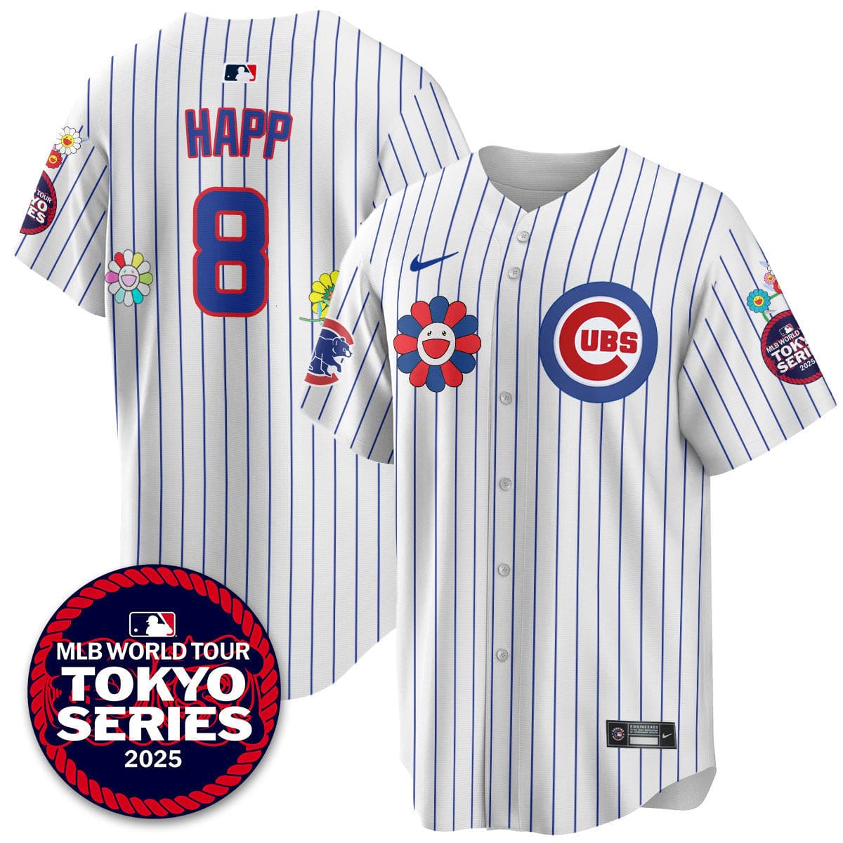 Chicago Cubs Tokyo Series 2025 Vapor Premier Limited Jersey - Stitched - Image 5