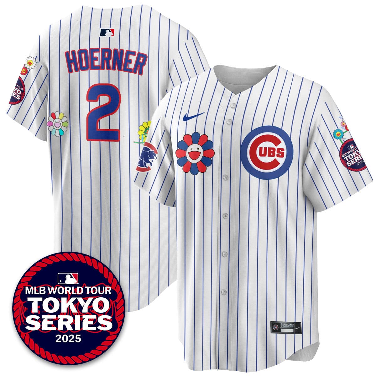 Chicago Cubs Tokyo Series 2025 Vapor Premier Limited Jersey - Stitched - Image 6
