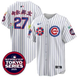 Alternative view of Chicago Cubs Tokyo Series 2025 Vapor Premier Limited Jersey - Stitched