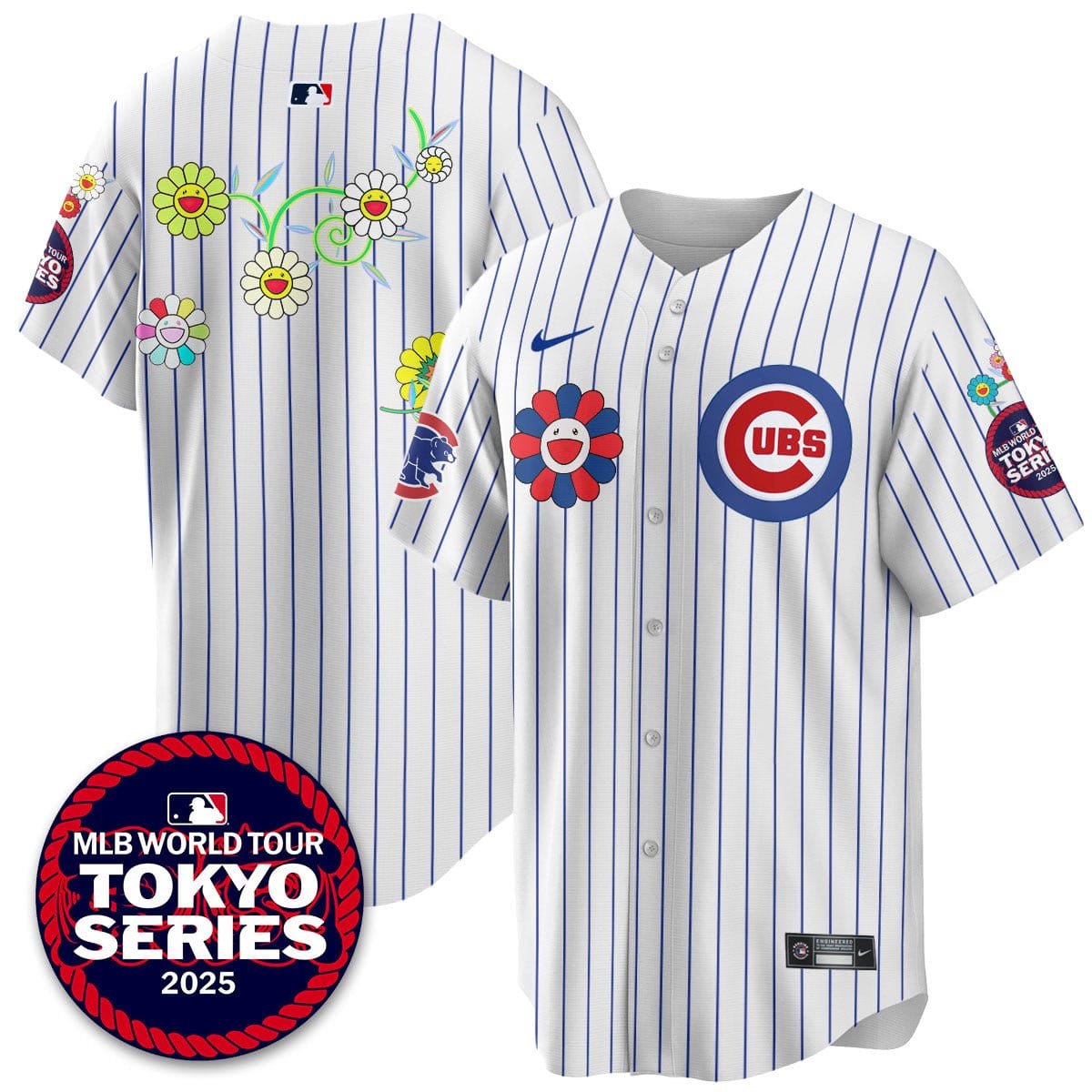Chicago Cubs Tokyo Series 2025 Vapor Premier Limited Jersey - Stitched - Image 3