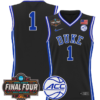 Team Jersey #1 Duke Blue Devils 2025 Final Four Patch Basketball Stitched