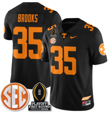 Will Brooks Jersey #35 Tennessee Vols Playoff First Round Patch Football Stitched