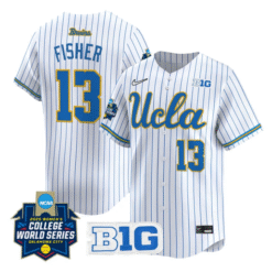 Alternative view of Addisen Fisher Jersey #13 UCLA Bruins Softball 2025 World Series Stitched Baseball