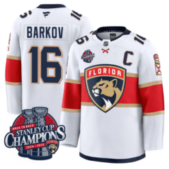 Alternative view of Aleksander Barkov Jersey 16 Florida Panthers 2025 Stanley Cup Back To Back Stitched Hockey