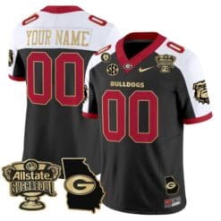 Custom Georgia Bulldogs Jersey 2025 Sugar Bowl Patch Vapor Limited Alternate Stitched Football