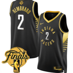 Alternative view of Andrew Nembhard Jersey #2 Indiana Pacers 2025 Finals Swingman 24-25 City Stitched Basketball