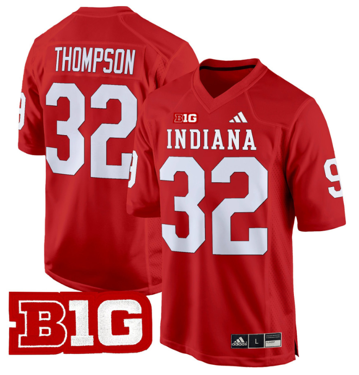 Anthony Thompson Jersey #32 Indiana Hoosiers 2024 Game Stitched Football - Image 3
