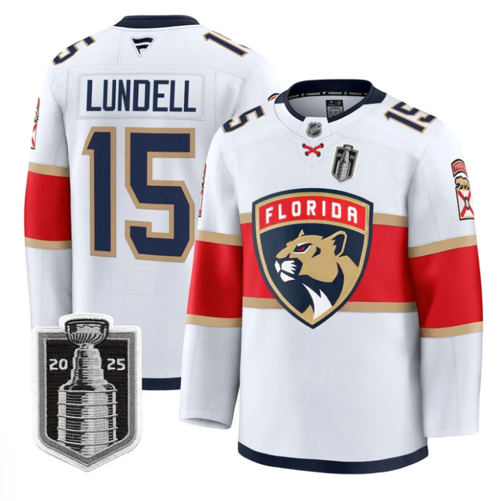 Anton Lundell Jersey #15 Florida Panthers 2025 Stanley Cup Final Stitched Hockey - Image 2