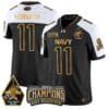 Blake Horvath Jersey #11 Navy Midshipmen Commander-in-chief's Trophy Stitched Football